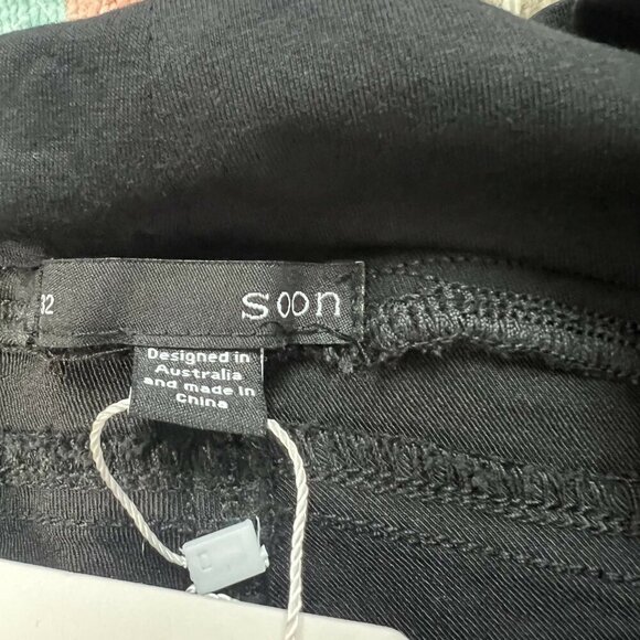 Soon Maternity Heavenly Overbelly Skinny Jeans - Black - 32M - Picture 7 of 8